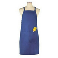 Royal Blue Deluxe Long Bib Apron